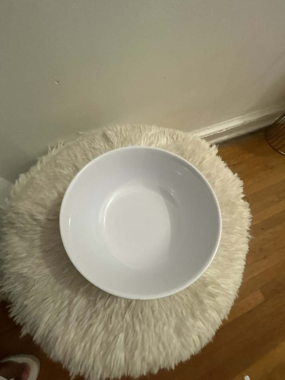 Asian Melamine Floral Serving Bowl Multi Color Decorative Pattern